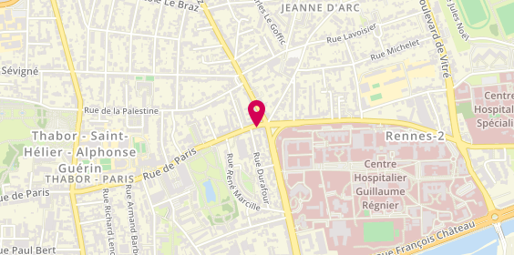Plan de Blot Immobilier, 98 Rue de Paris, 35000 Rennes