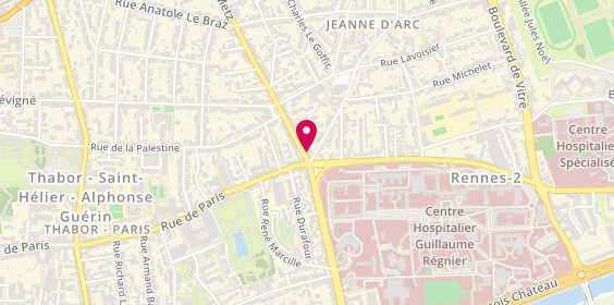 Plan de Guenno Immobilier - Agence Rennes Sévigné Jeanne d'Arc, 4 Boulevard de Metz, 35700 Rennes