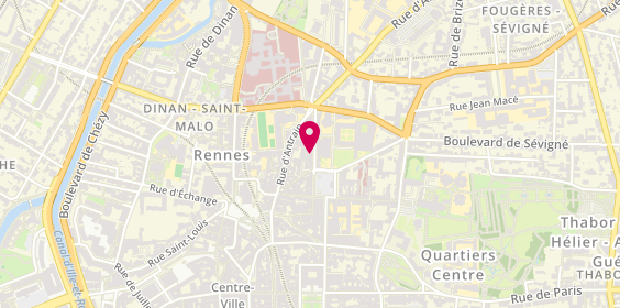 Plan de Au Coeur de l'HOME, 3 Rue de Robien, 35000 Rennes