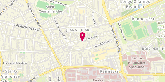 Plan de Kastell Immobilier, 14 Rue Lavoisier, 35700 Rennes