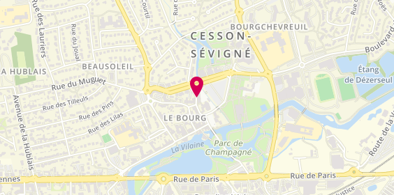 Plan de Penn Immobilier, 6 Rue Saint-Martin, 35510 Cesson-Sévigné