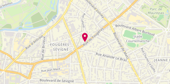 Plan de Family Valoris, 123 Rue de Fougères, 35700 Rennes