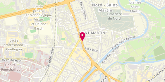 Plan de Guenno Immobilier, 206 Ter Rue Saint-Malo, 35000 Rennes