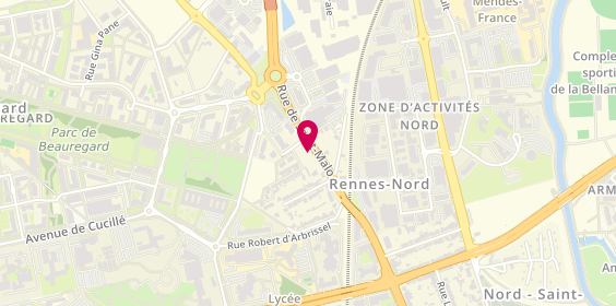 Plan de Bouygues Immobilier - espace de vente, 235 Rue Saint-Malo, 35000 Rennes