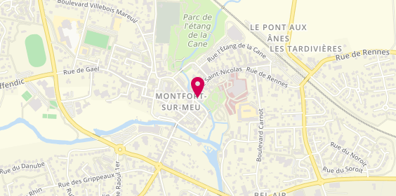 Plan de La Française Immobilière Montfort-sur-Meu - LFI, 1 Rue Saint-Nicolas, 35160 Montfort-sur-Meu