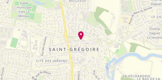 Plan de Kermarrec Habitation, 16 Rue Alphonse Milon, 35760 Saint-Grégoire