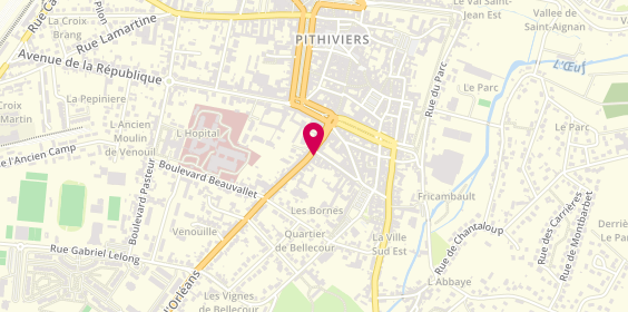 Plan de Agence Corinne B, 13 Faubourg d'Orléans, 45300 Pithiviers