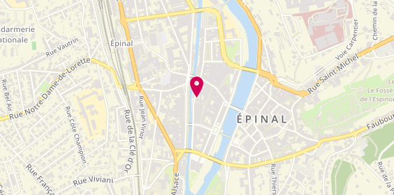 Plan de Evel Immobilier Epinal, 20 Rue des Petites Boucheries, 88000 Épinal
