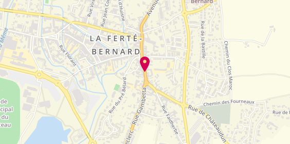 Plan de Philippe Laborde, 22 Ledru Rollin, 72400 La Ferté-Bernard