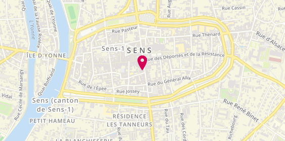 Plan de Bourjois Immobilier, 49 Rue de la République, 89100 Sens