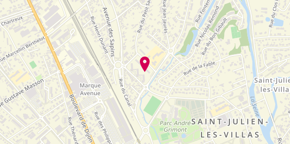 Plan de House-Immo Agence Immobilière, 10 Villa Mon Logis
avenue des Sapins, 10800 Saint-Julien-les-Villas