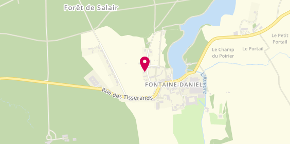 Plan de Fons Danielis, Fontaine Daniel
Le Moulin, 53100 Saint-Georges-Buttavent