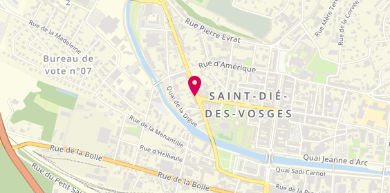 Plan de Orpi Gpe 3 Villes - Vosges, 9 Rue des 3 Villes, 88100 Saint-Dié-des-Vosges