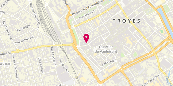 Plan de Jouve Immobilier, 2 Rue du Colonel Driant, 10000 Troyes
