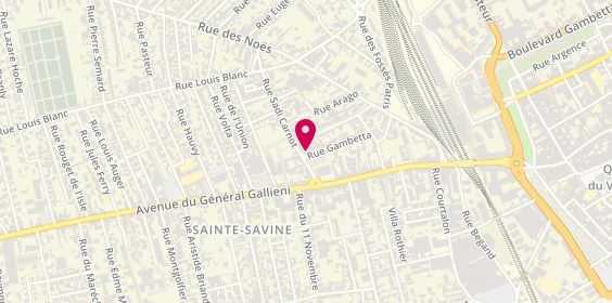 Plan de Bien chez soi immobilier, 1A Rue Gambetta, 10300 Sainte-Savine