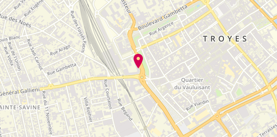 Plan de Les Clefs de l'Immobilier Troyes, 36 38 Boulevard Carnot, 10000 Troyes