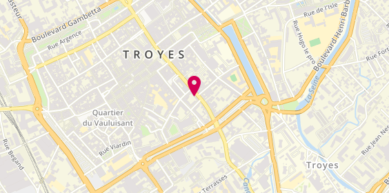 Plan de Troyes Champagne Immobilier, 12 Rue Raymond Poincaré, 10000 Troyes