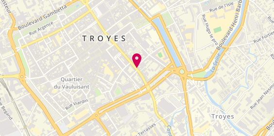 Plan de Compagnie Auboise Immobilière de Gestion, 51 Rue Raymond Poincare, 10000 Troyes