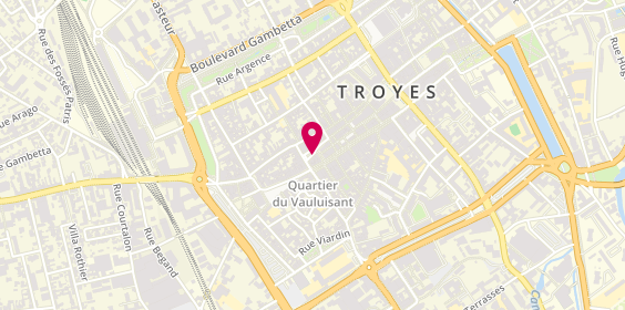 Plan de A et B Conseil Immobilier, 15 place Audiffred, 10000 Troyes