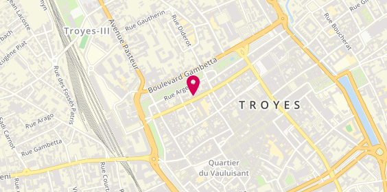 Plan de Ngl Immobilier Square Habitat, 130 Rue Général de Gaulle, 10000 Troyes