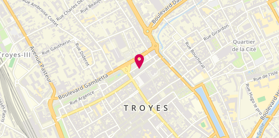 Plan de Sébastien Immobilier, 38 Rue Général de Gaulle, 10000 Troyes