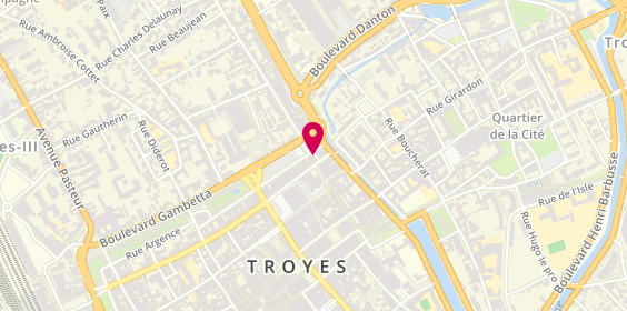 Plan de Abithea Troyes, 3 Rue Louis Mony, 10000 Troyes