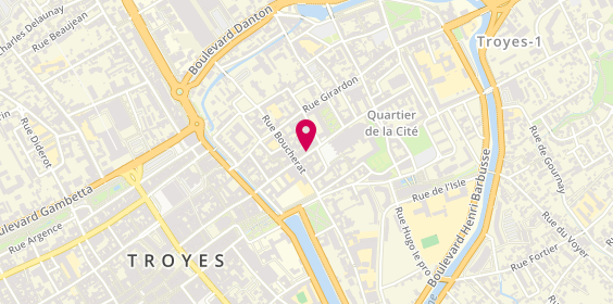 Plan de Agence colocation Troyes - Colocatère, 53 Rue de la Cité, 10000 Troyes