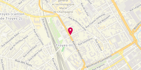 Plan de Era Immobilier, 76 avenue Pasteur, 10000 Troyes