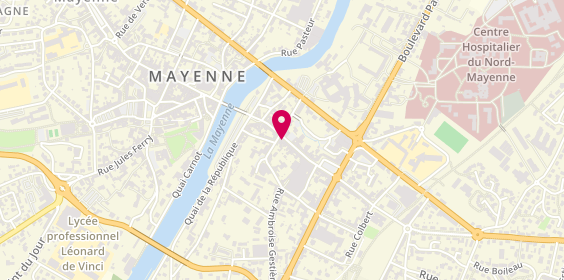 Plan de L'Adresse de Mayenne, 32 Rue Saint-Martin, 53100 Mayenne