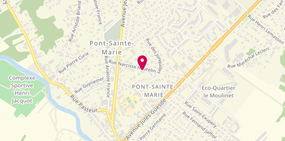 Plan de Cephas Immobilier, 14 Rue Narcisse Hautelin, 10150 Pont-Sainte-Marie