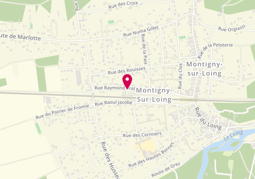 Plan de Grégoire Immobilier / Agence de Montigny, 34 avenue de la Gare, 77690 Montigny-sur-Loing
