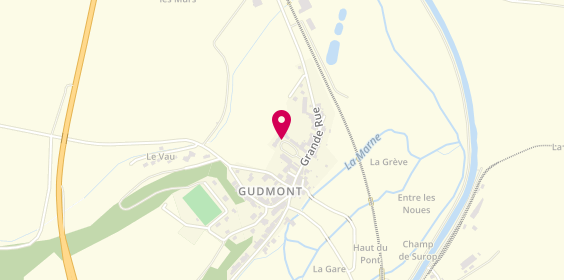 Plan de Chateau de Gudmont, 20 Grande Rue, 52320 Gudmont-Villiers