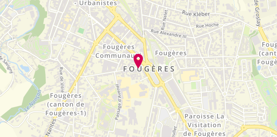 Plan de Gîte Fougerais, 50 Rue Pasteur, 35300 Fougères