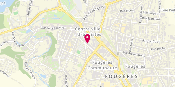 Plan de Cabinet Diard Immobilier, 1 Ter Boulevard Jean Jaurès, 35300 Fougères