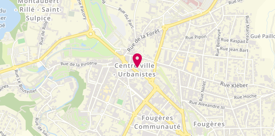 Plan de Fougeres Location, 5 Boulevard du Maréchal Leclerc, 35300 Fougères