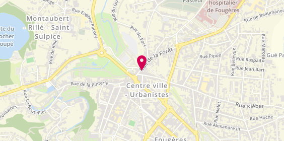 Plan de Lci, 8 Rue de la Forêt, 35300 Fougères
