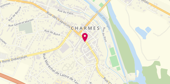 Plan de Les Agents, 11 Rue Maurice Barres, 88130 Charmes