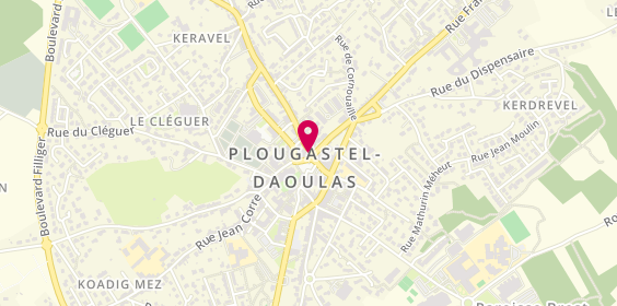 Plan de Human Immobilier, 1 Rue du Pont, 29470 Plougastel-Daoulas