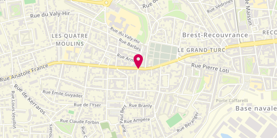 Plan de COZIC Gildas, 241 Rue Anatole France, 29200 Brest