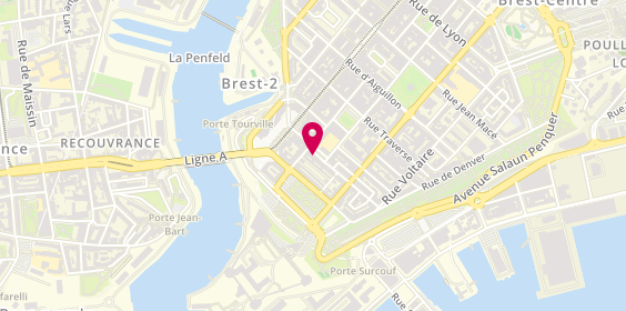 Plan de Agence APPÉRÉ, 28 Rue Monge, 29200 Brest
