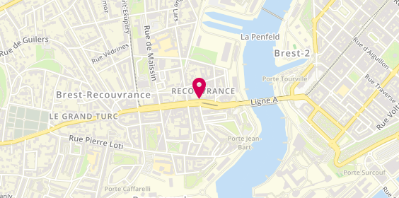 Plan de Human Immobilier, 31 Rue de la Porte, 29200 Brest