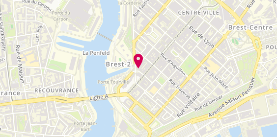 Plan de Agence Blot Immobilier - Brest - Agence Brestoise, 19 Rue Ducouedic, 29200 Brest