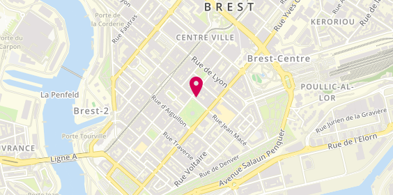 Plan de Metropolitan Immobilier, 23 Rue Jean Macé, 29200 Brest