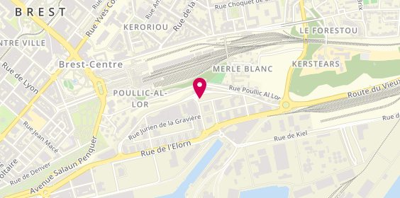 Plan de Barraine Immo, 20 Rue Henry de Monfreid, 29200 Brest