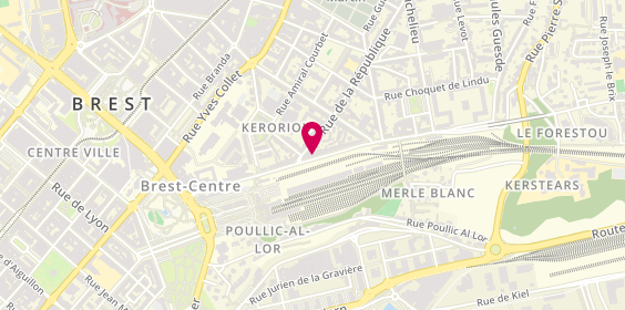 Plan de ICOMI France - Brest, 17 Rue Rivay, 92300 Levallois-Perret