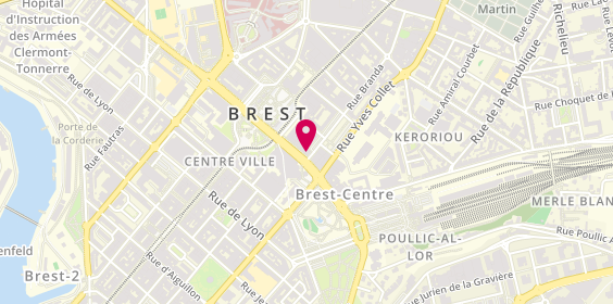 Plan de L' Immobilière de l'Ouest, 2 Rue Branda, 29200 Brest