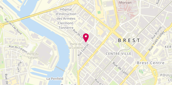 Plan de Dominique le Berre conseiller immobilier villad’ici, 50 Rue de Lyon, 29200 Brest