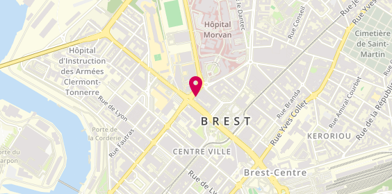 Plan de Human Immobilier, 35 avenue Georges Clemenceau, 29200 Brest