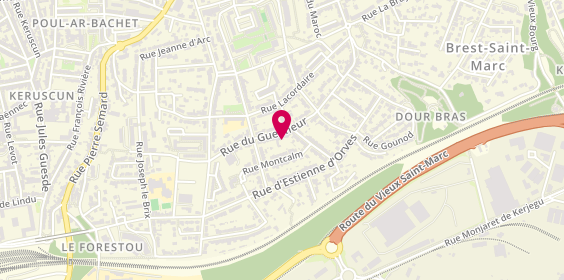 Plan de Manach Immobilier, 130 Rue du Guelmeur, 29200 Brest