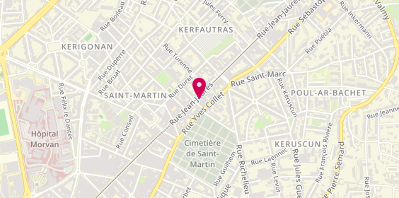 Plan de Solutions immo invest, 129 Rue Jean Jaurès, 29200 Brest
